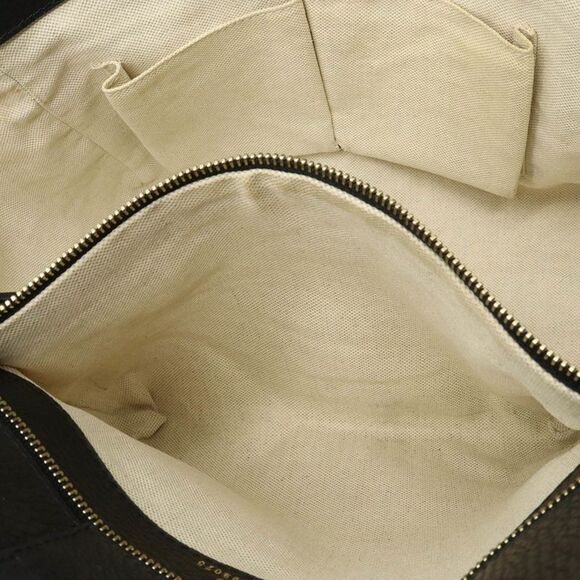 Gucci Swing Black Leather Tote Bag (Pre-Owned) - Picture 4 of 7